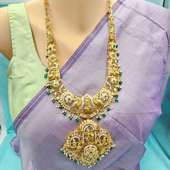 Peacock Bridal Necklace Set