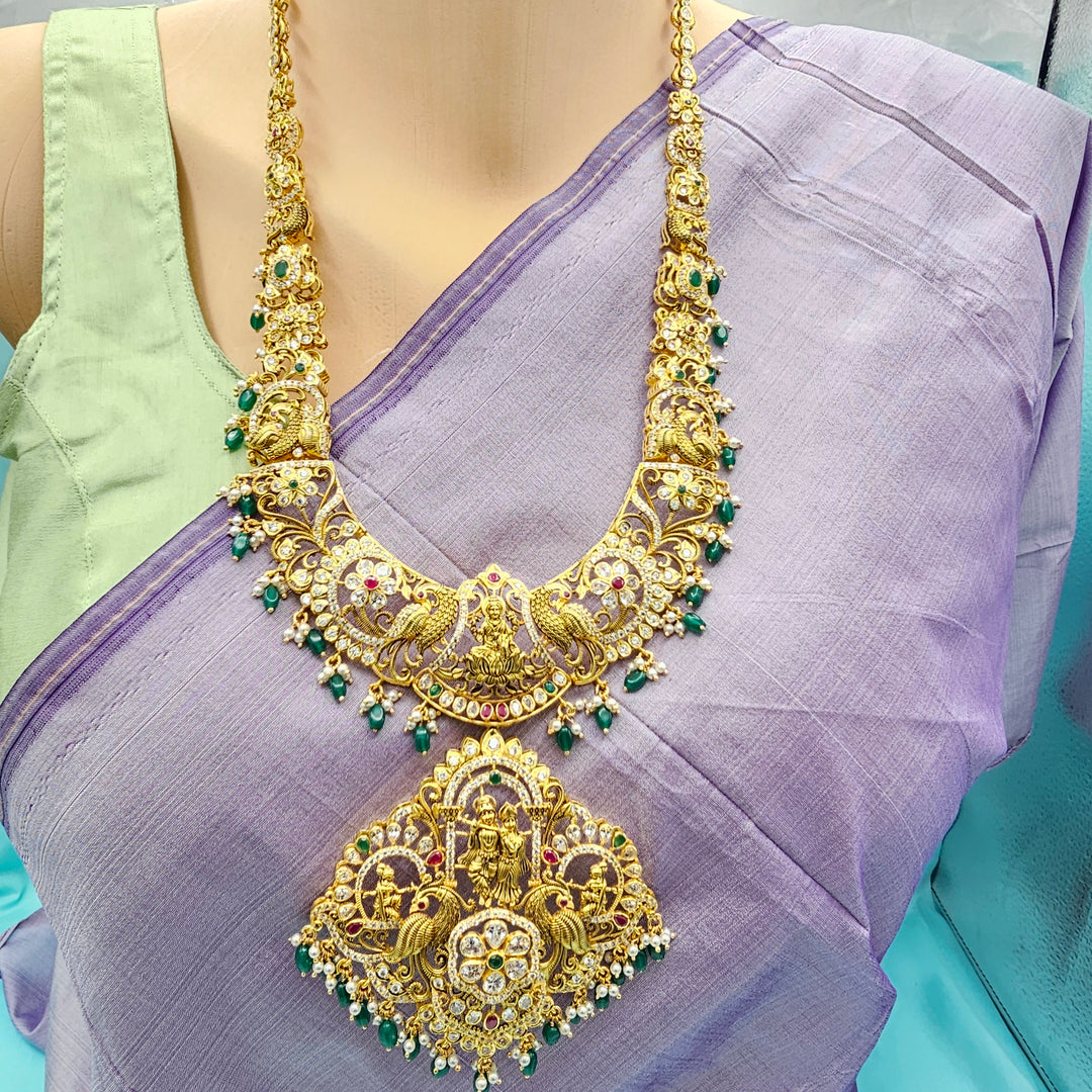 Peacock Bridal Necklace Set