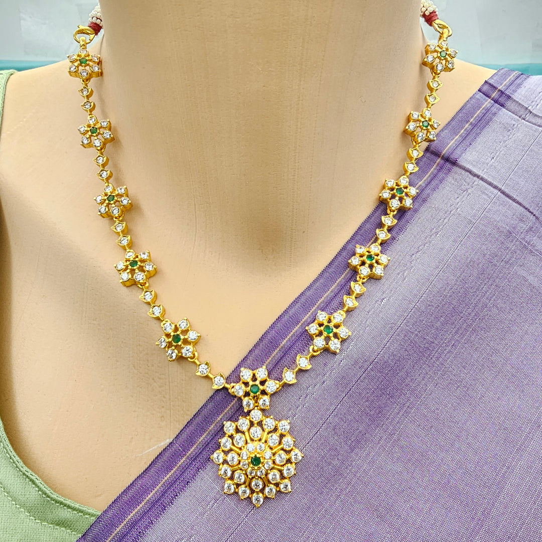 Short CZs Necklace Set