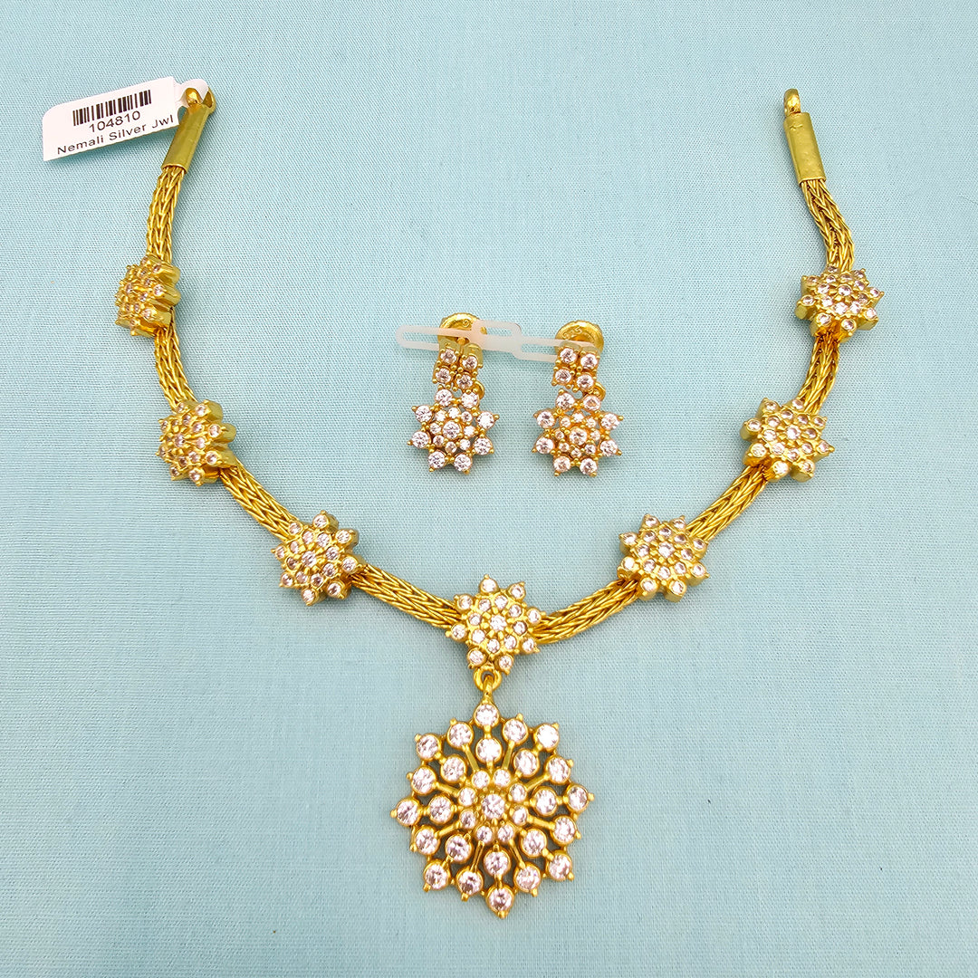 Short CZs Necklace Set