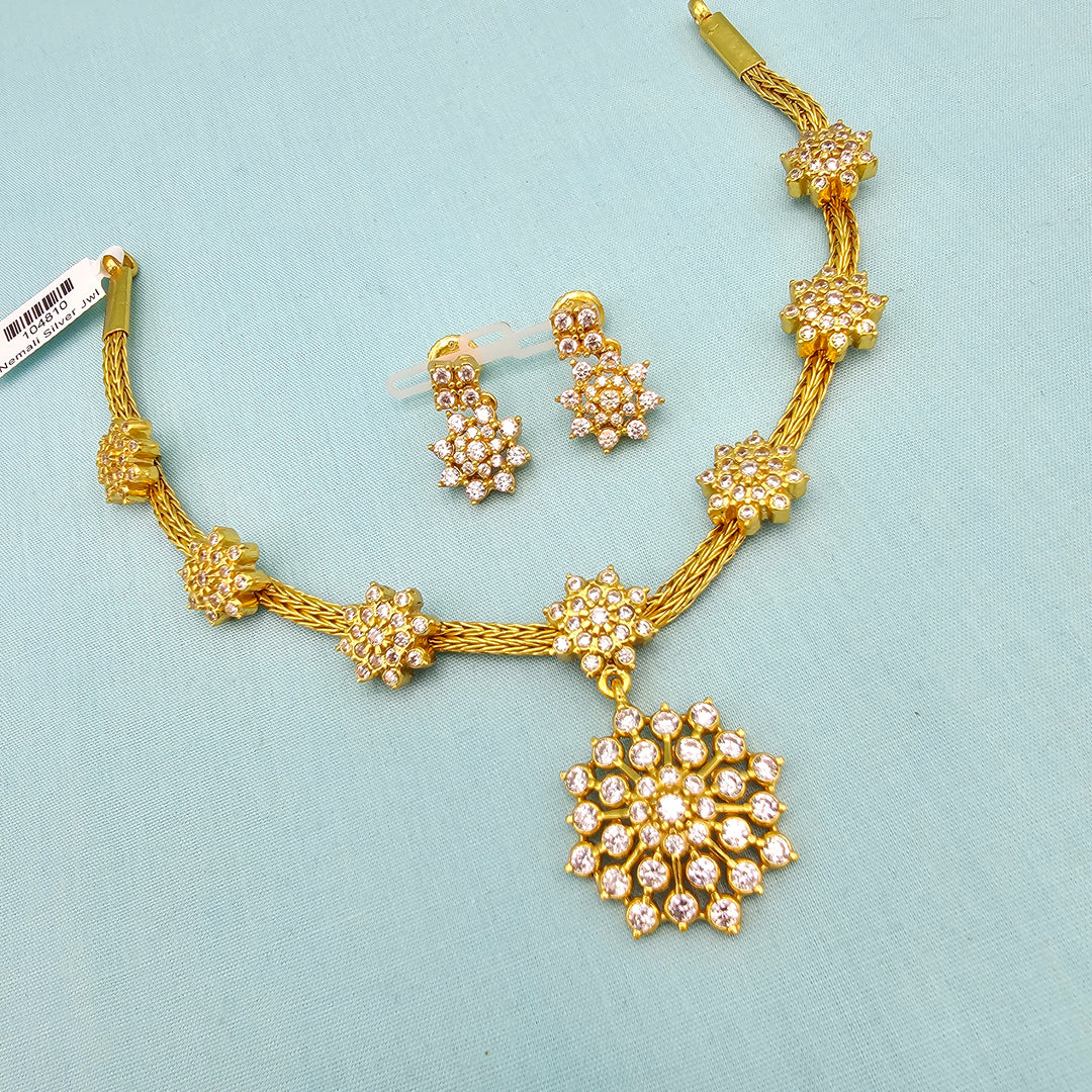 Short CZs Necklace Set