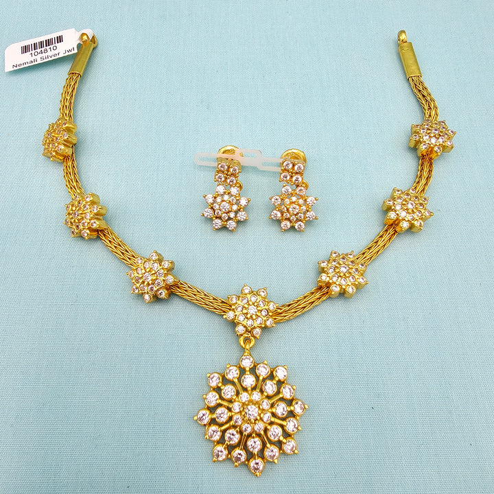 Short CZs Necklace Set