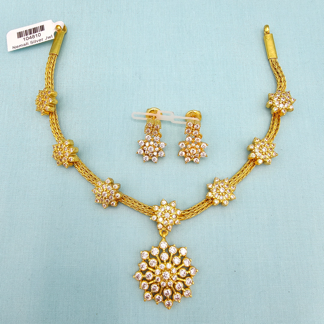Short CZs Necklace Set