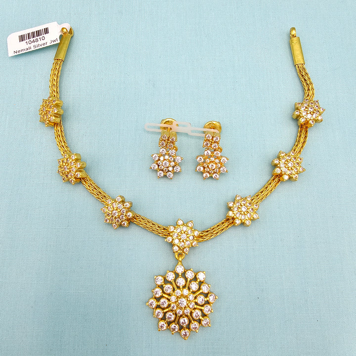 Short CZs Necklace Set