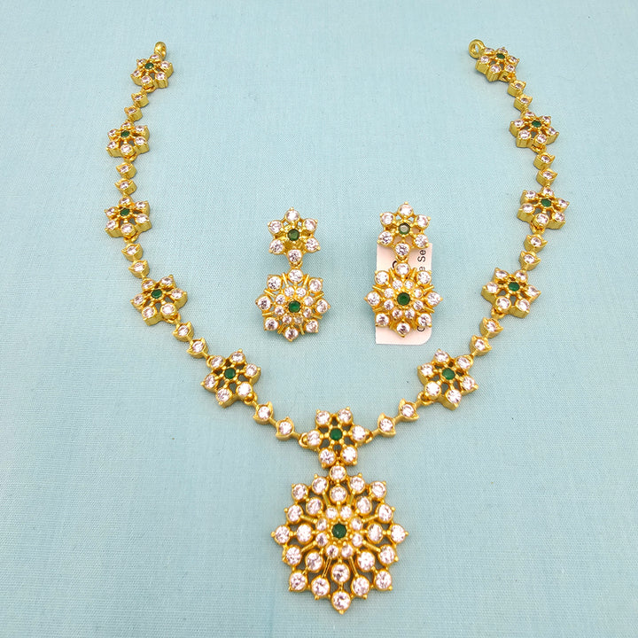 Short CZs Necklace Set