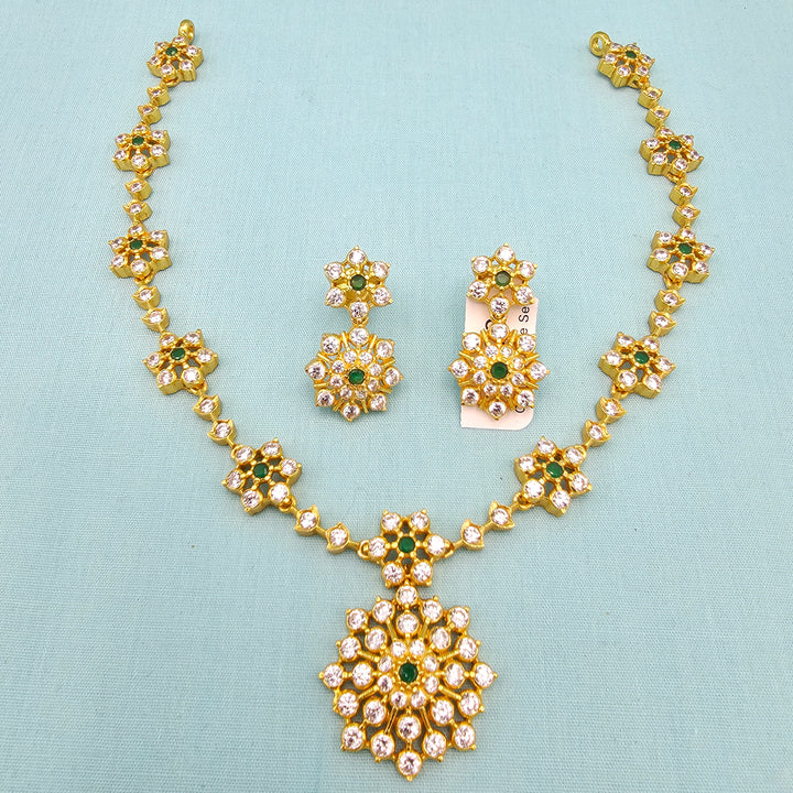Short CZs Necklace Set