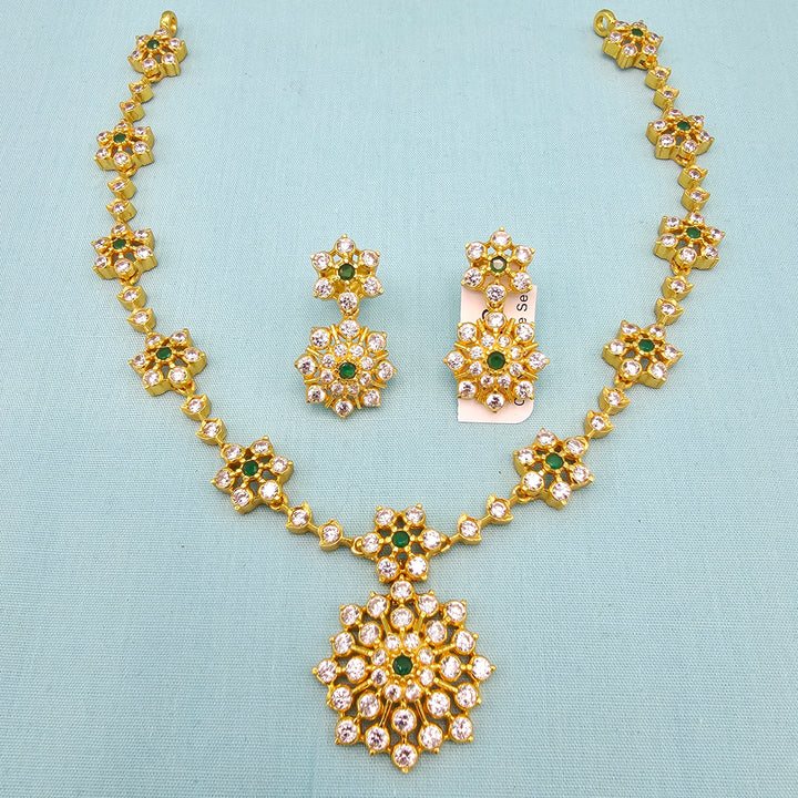 Short CZs Necklace Set