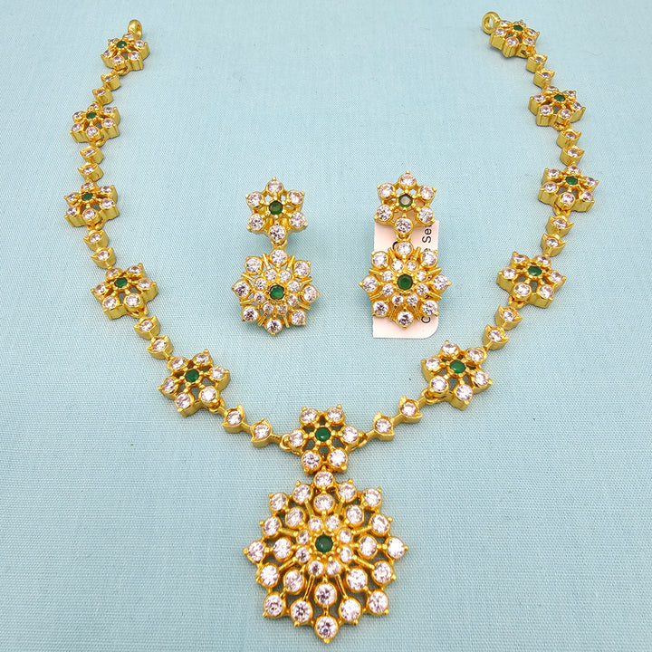 Short CZs Necklace Set