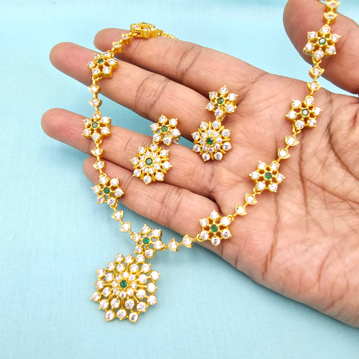 Short CZs Necklace Set