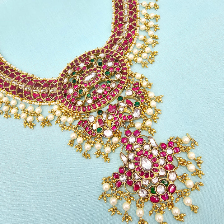Silver Kundan Bridal Necklace