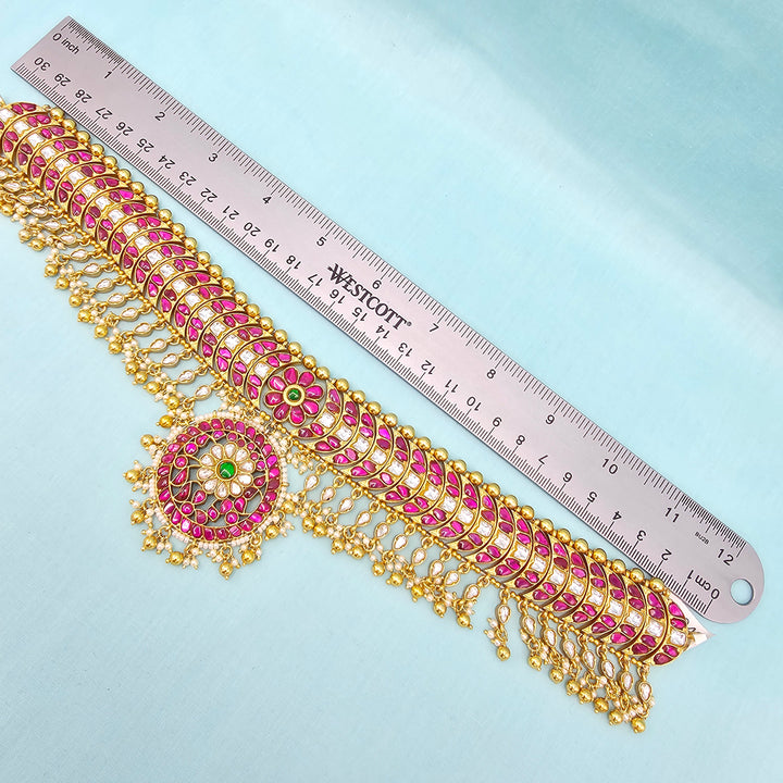 2 in One Kundan Choker/ Vaddanam