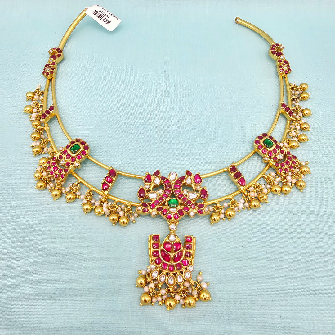 Kundan Hasli Necklace