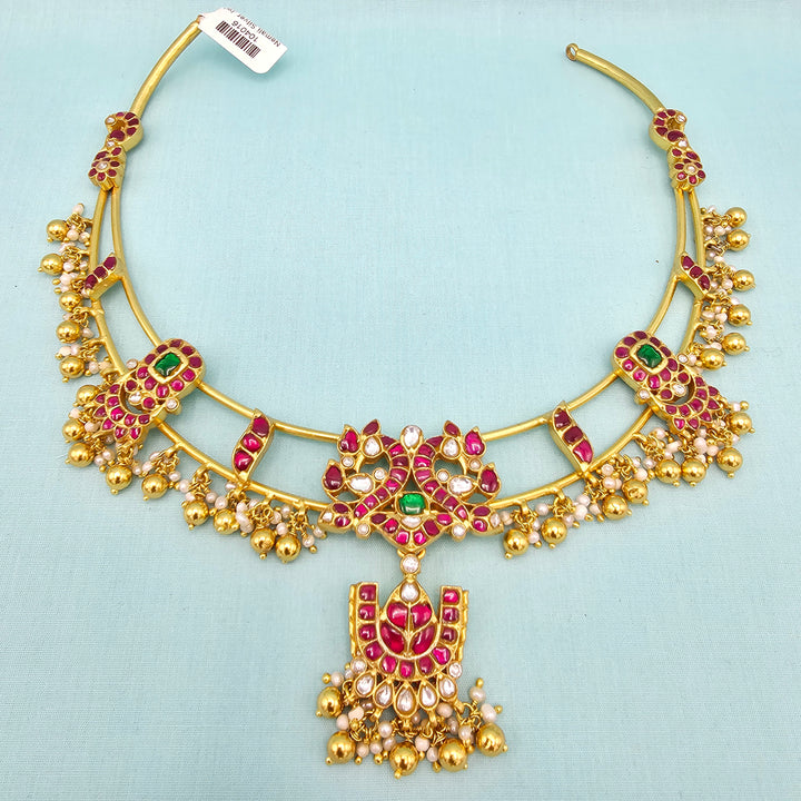 Kundan Hasli Necklace