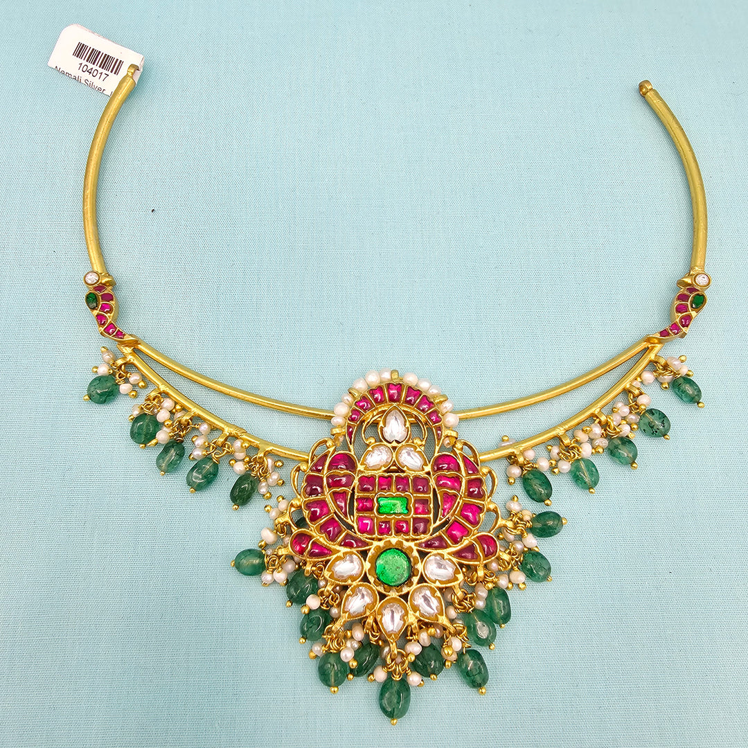 92.5 Silver Kundan Hasli