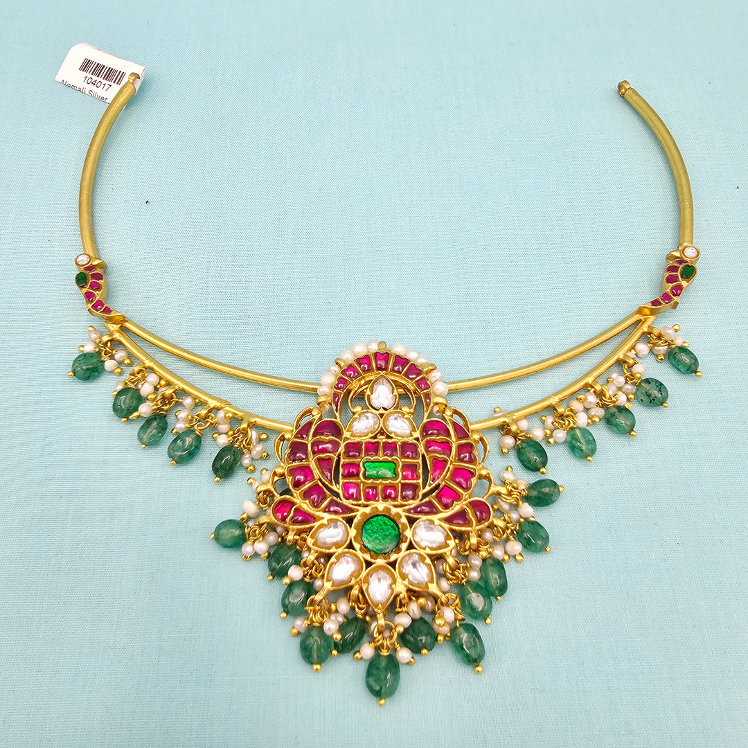 92.5 Silver Kundan Hasli
