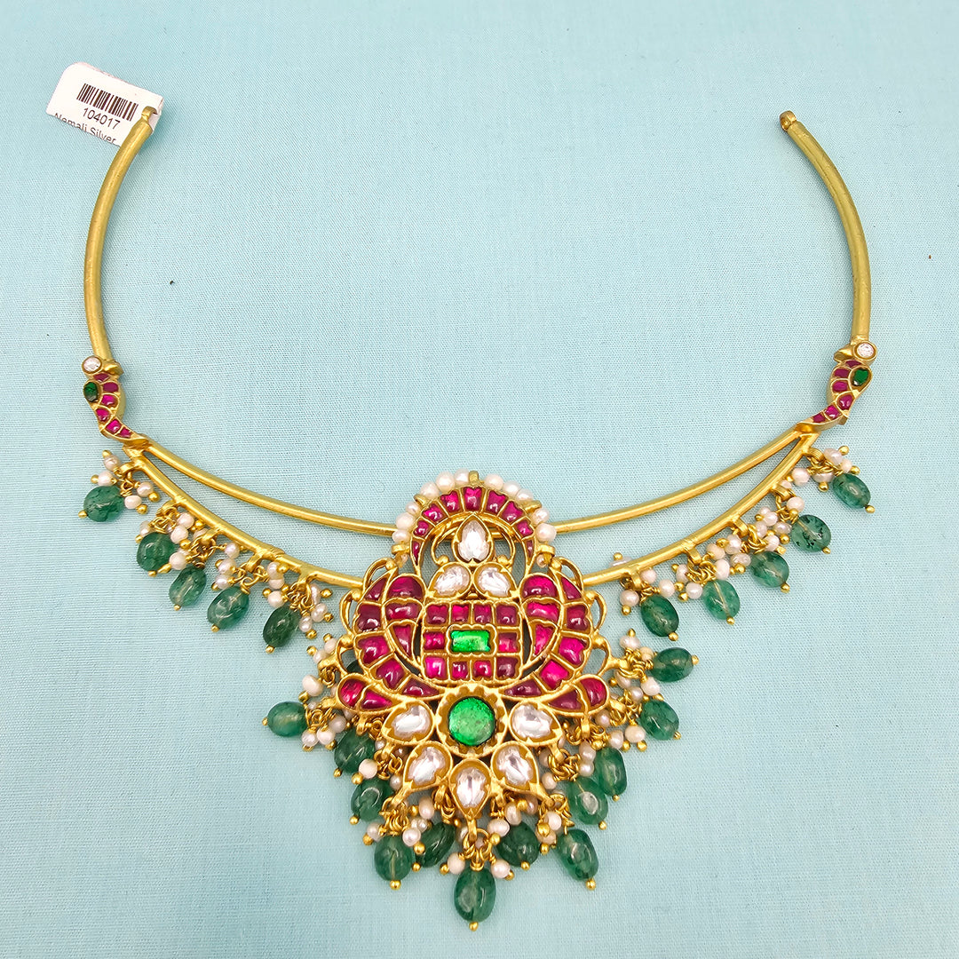 92.5 Silver Kundan Hasli