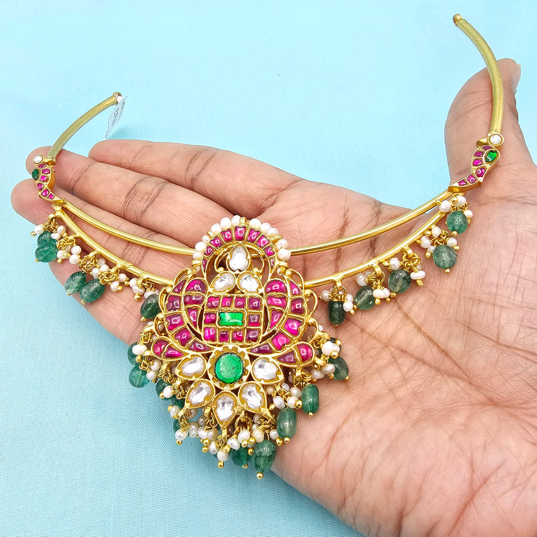 92.5 Silver Kundan Hasli
