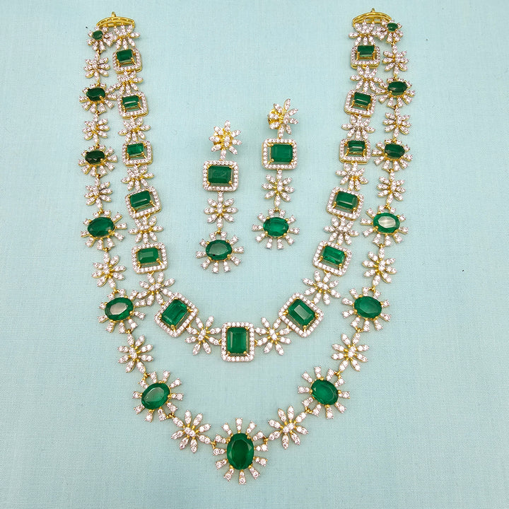 Emerald Diamond Necklace
