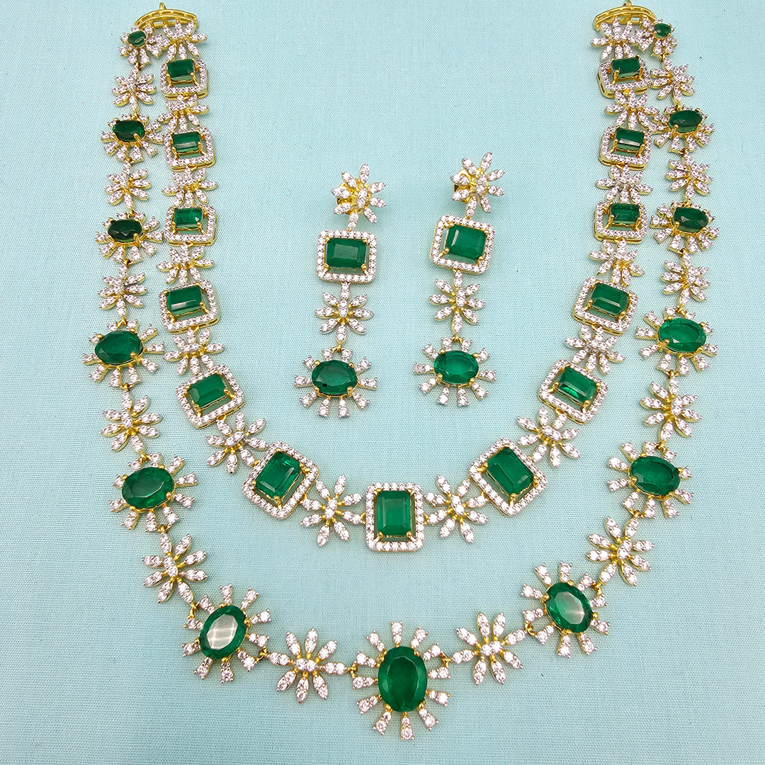 Emerald Diamond Necklace