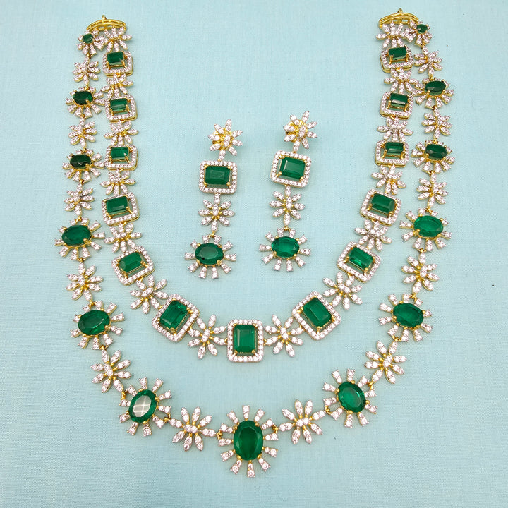 Emerald Diamond Necklace