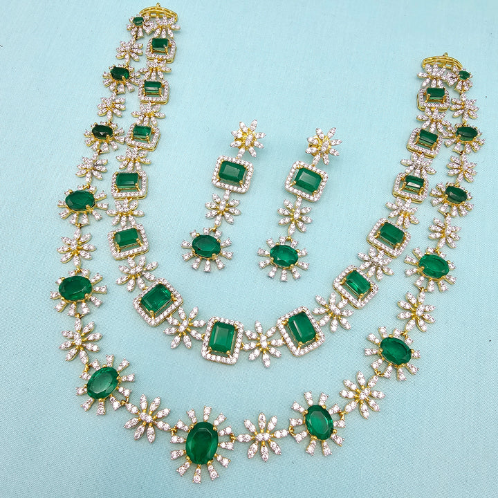 Emerald Diamond Necklace