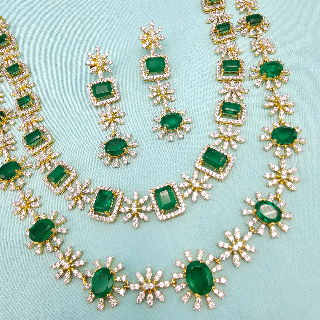 Emerald Diamond Necklace