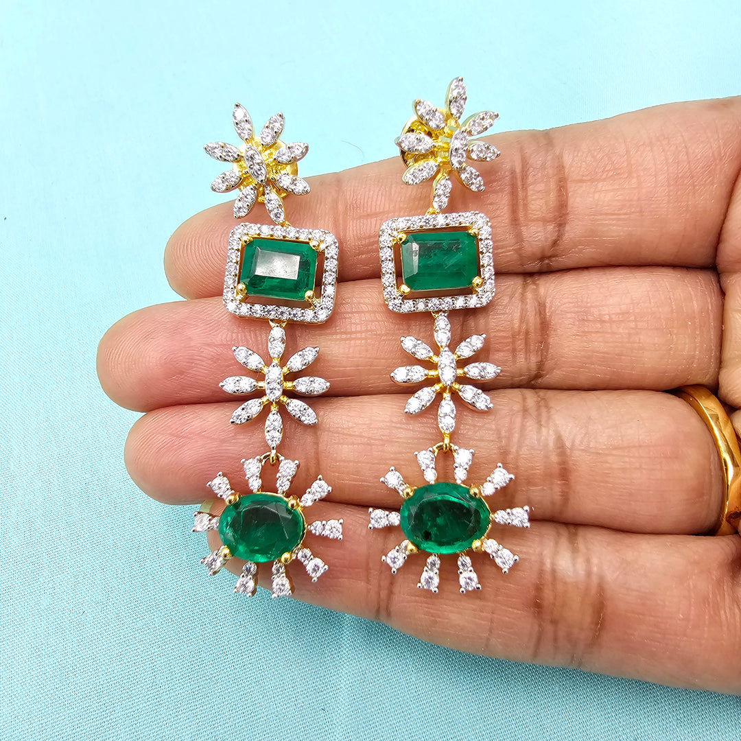 Emerald Diamond Necklace
