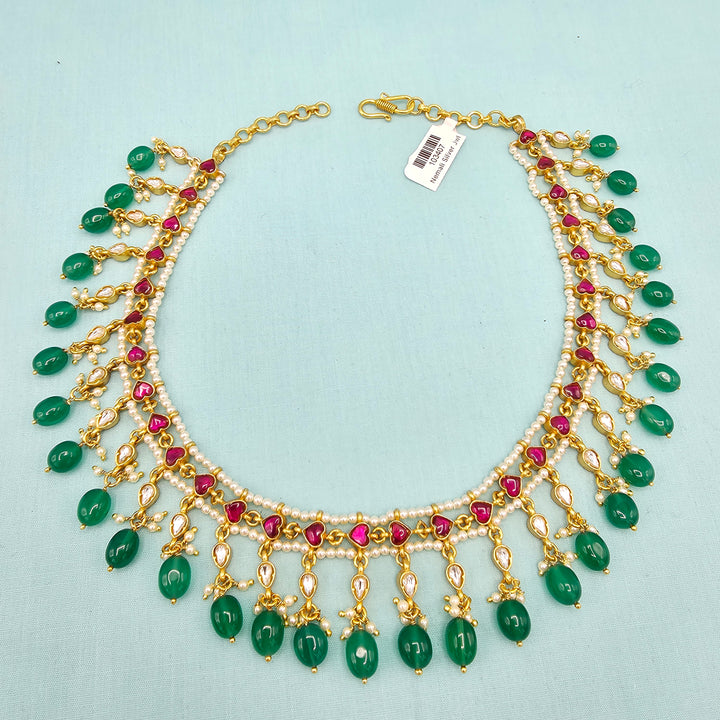 Kundan beads Necklace