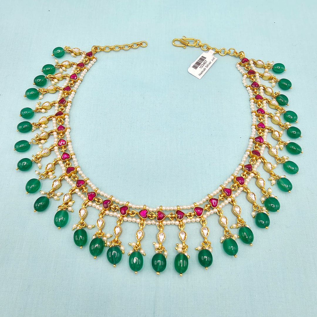 Kundan beads Necklace