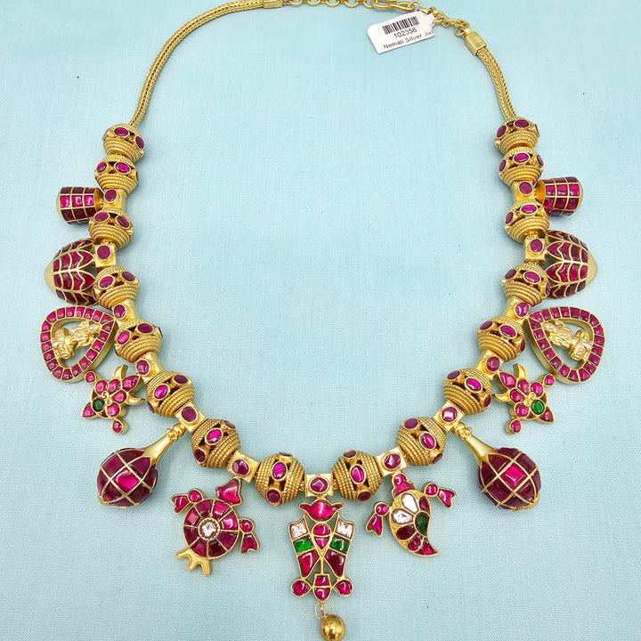 Temple Kundan Necklace