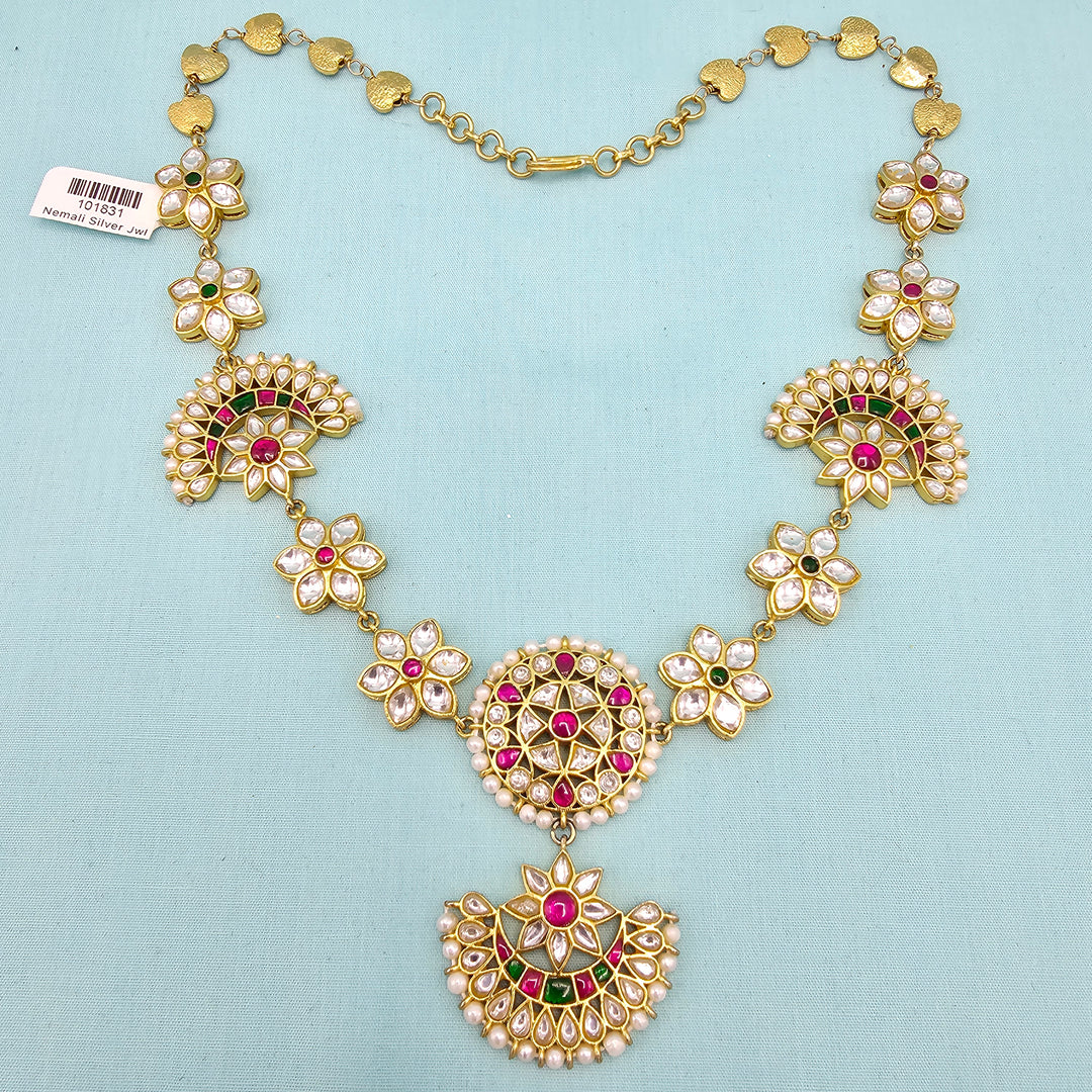 2 in 1 Silver Tikka/ Necklace