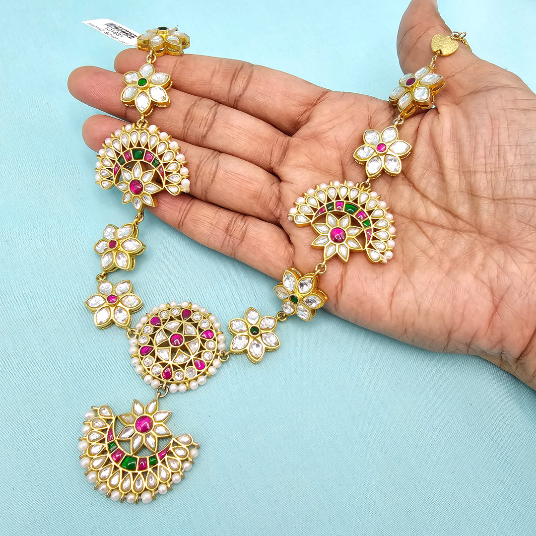 2 in 1 Silver Tikka/ Necklace