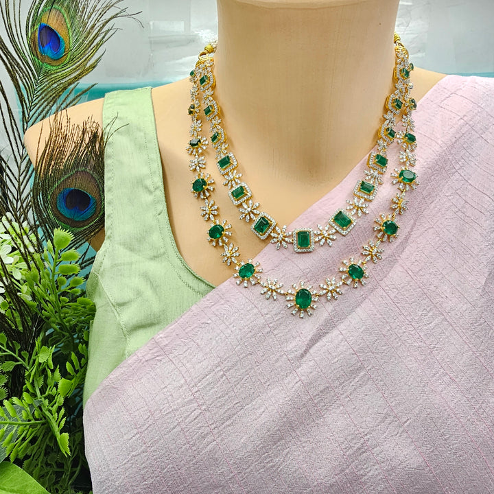 Emerald Diamond Necklace