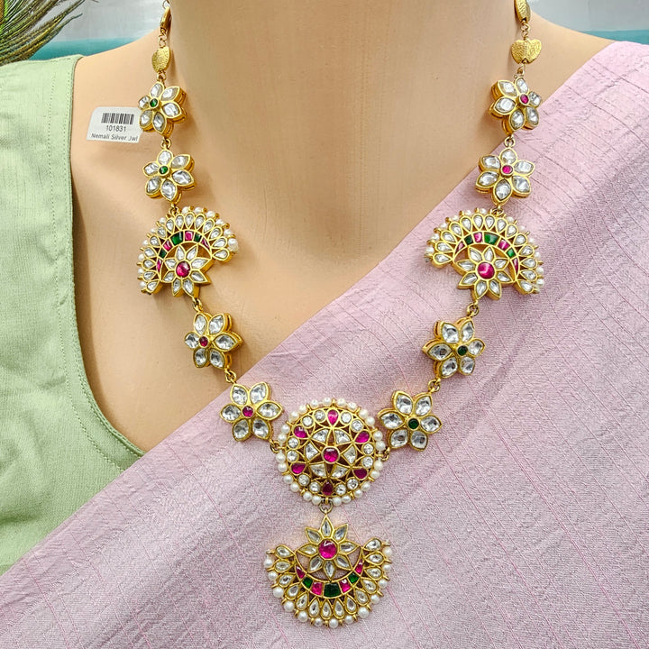 2 in 1 Silver Tikka/ Necklace