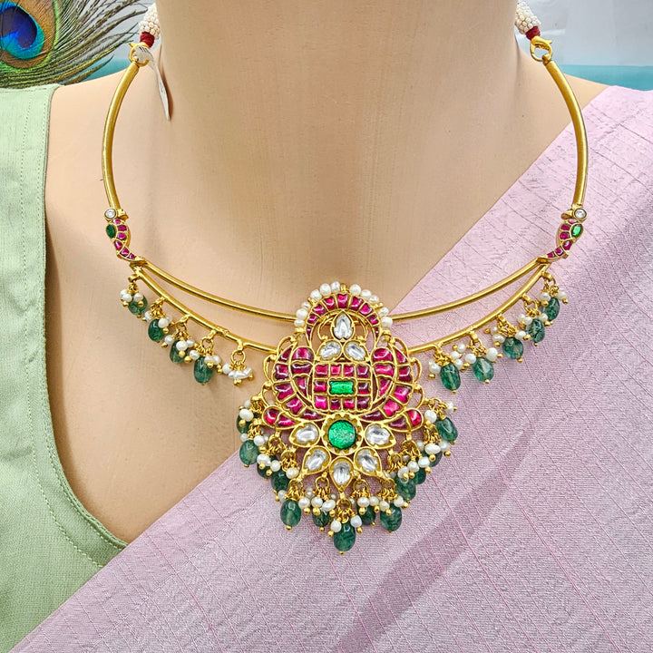 92.5 Silver Kundan Hasli