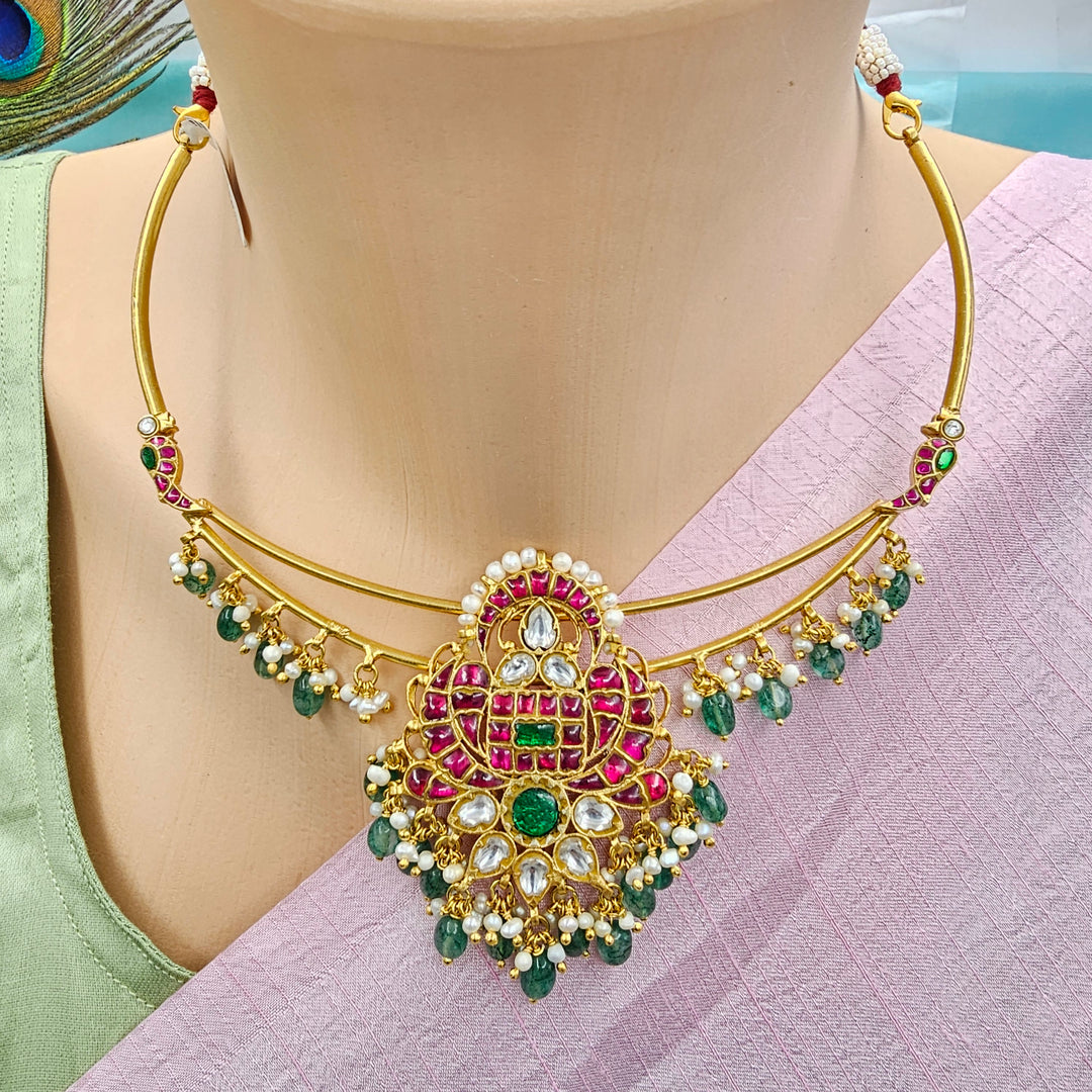 92.5 Silver Kundan Hasli