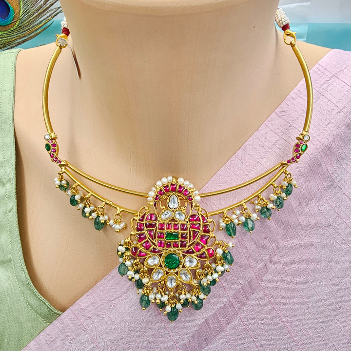 92.5 Silver Kundan Hasli