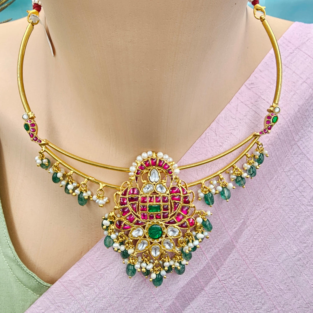 92.5 Silver Kundan Hasli