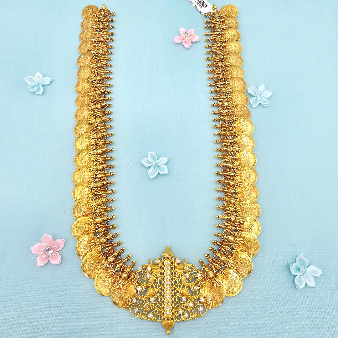 Lakshmi CZ Kasulaperu Necklace