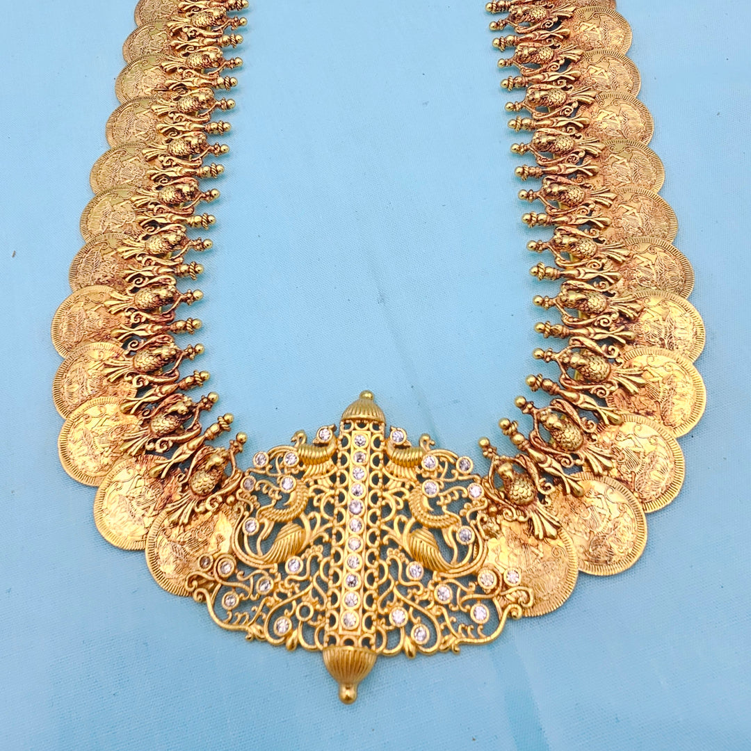 Lakshmi CZ Kasulaperu Necklace