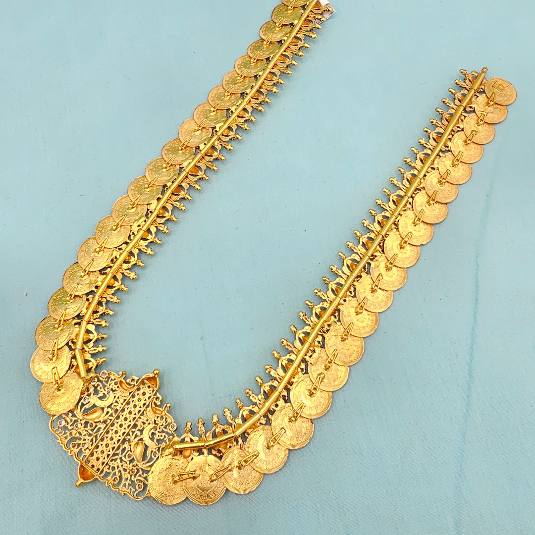 Lakshmi CZ Kasulaperu Necklace