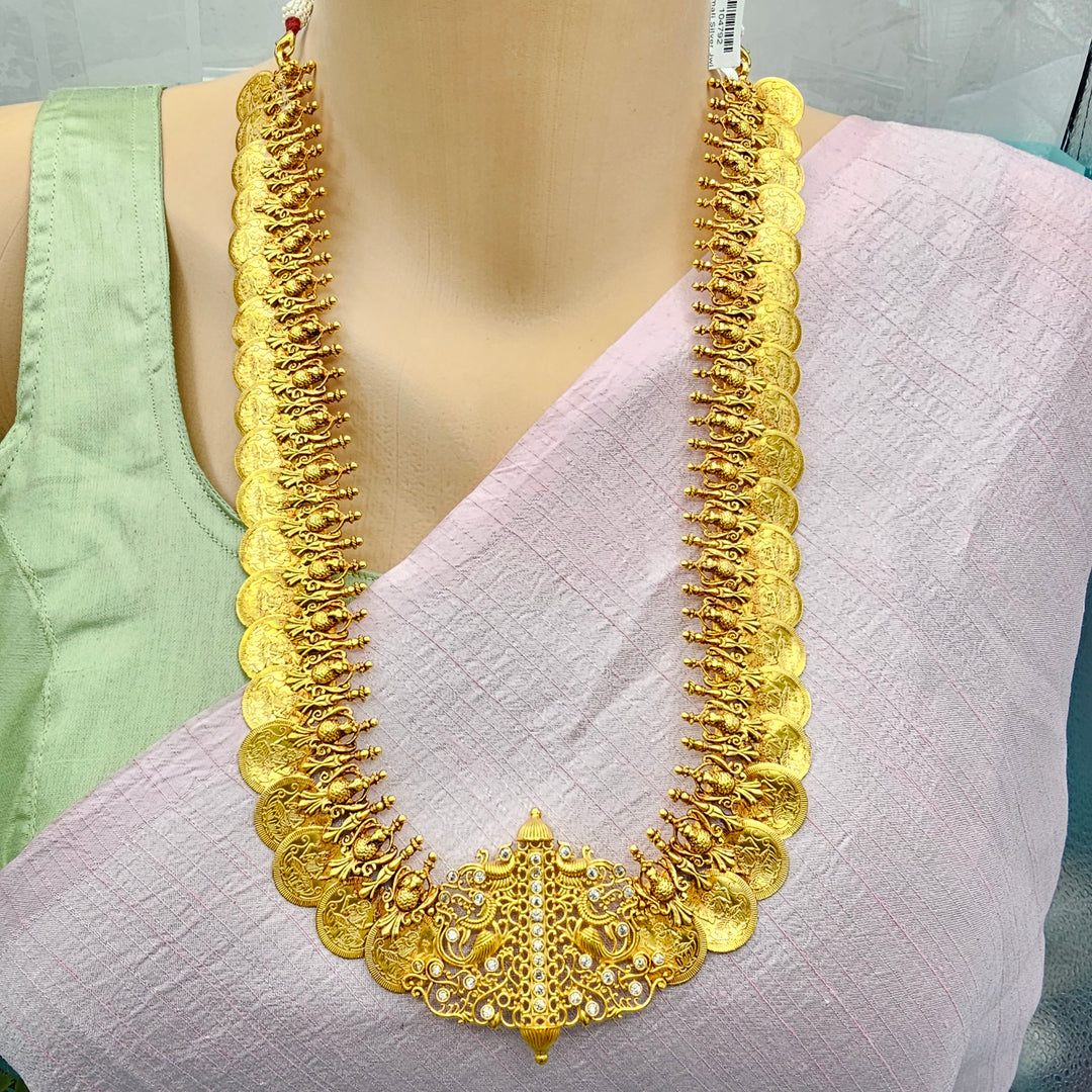 Lakshmi CZ Kasulaperu Necklace