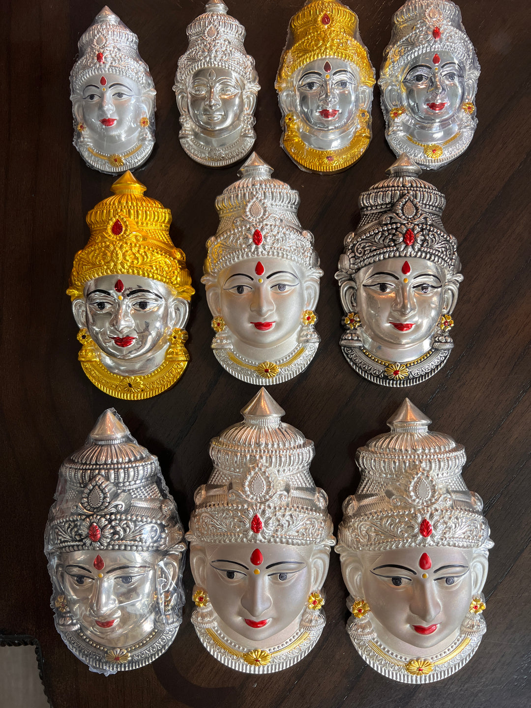 Silver Ammavari face