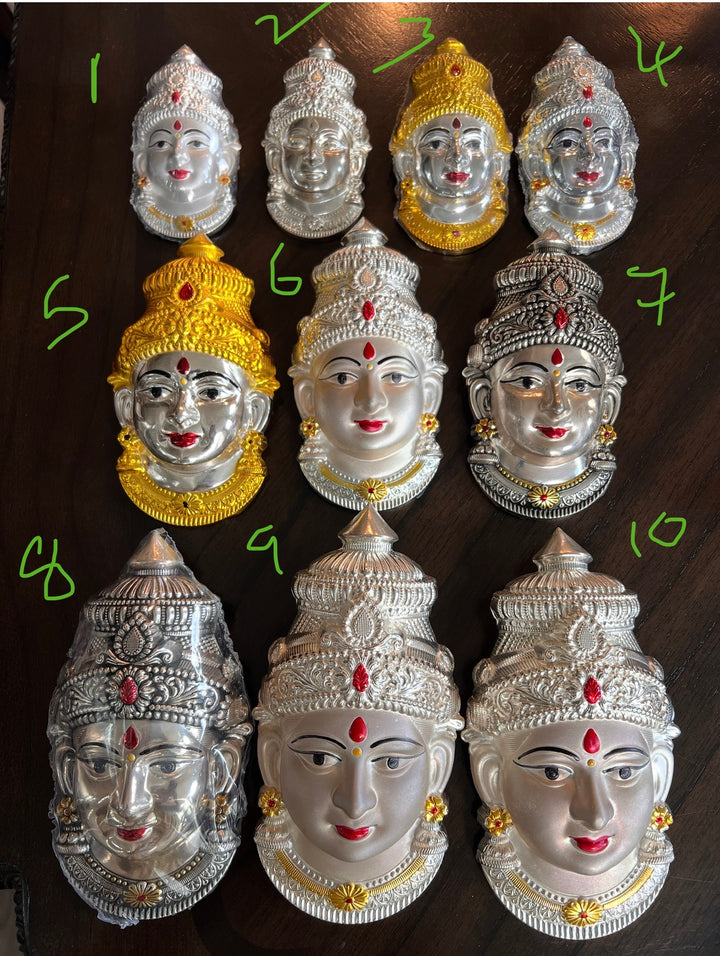 Silver Ammavari face