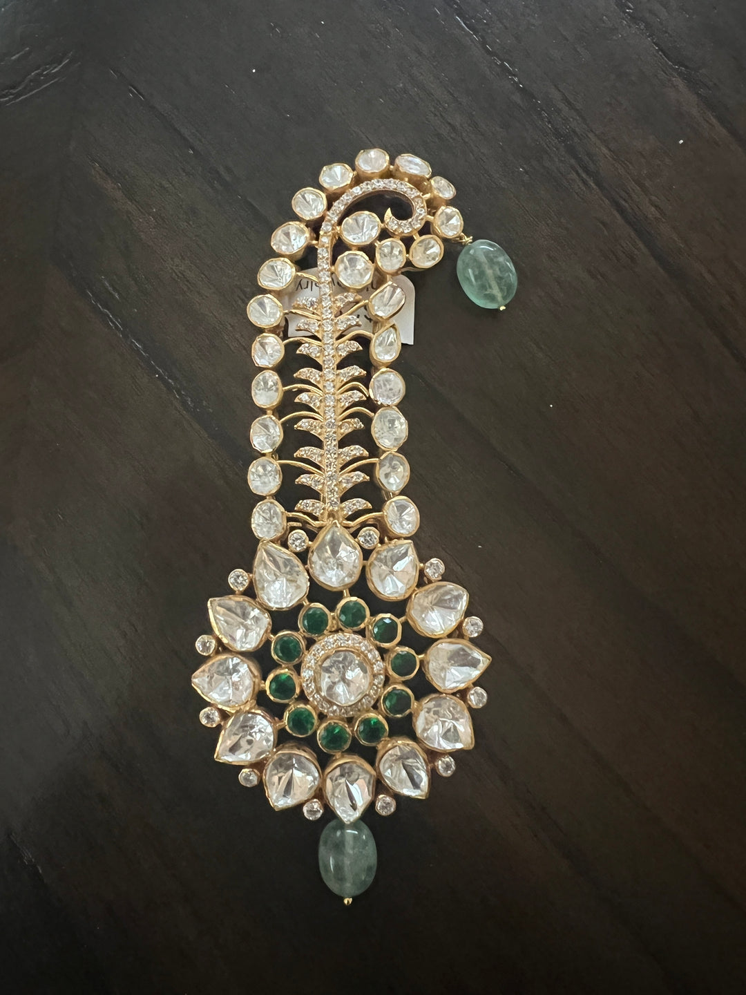 Men’s moissanite Pagidi Brooch