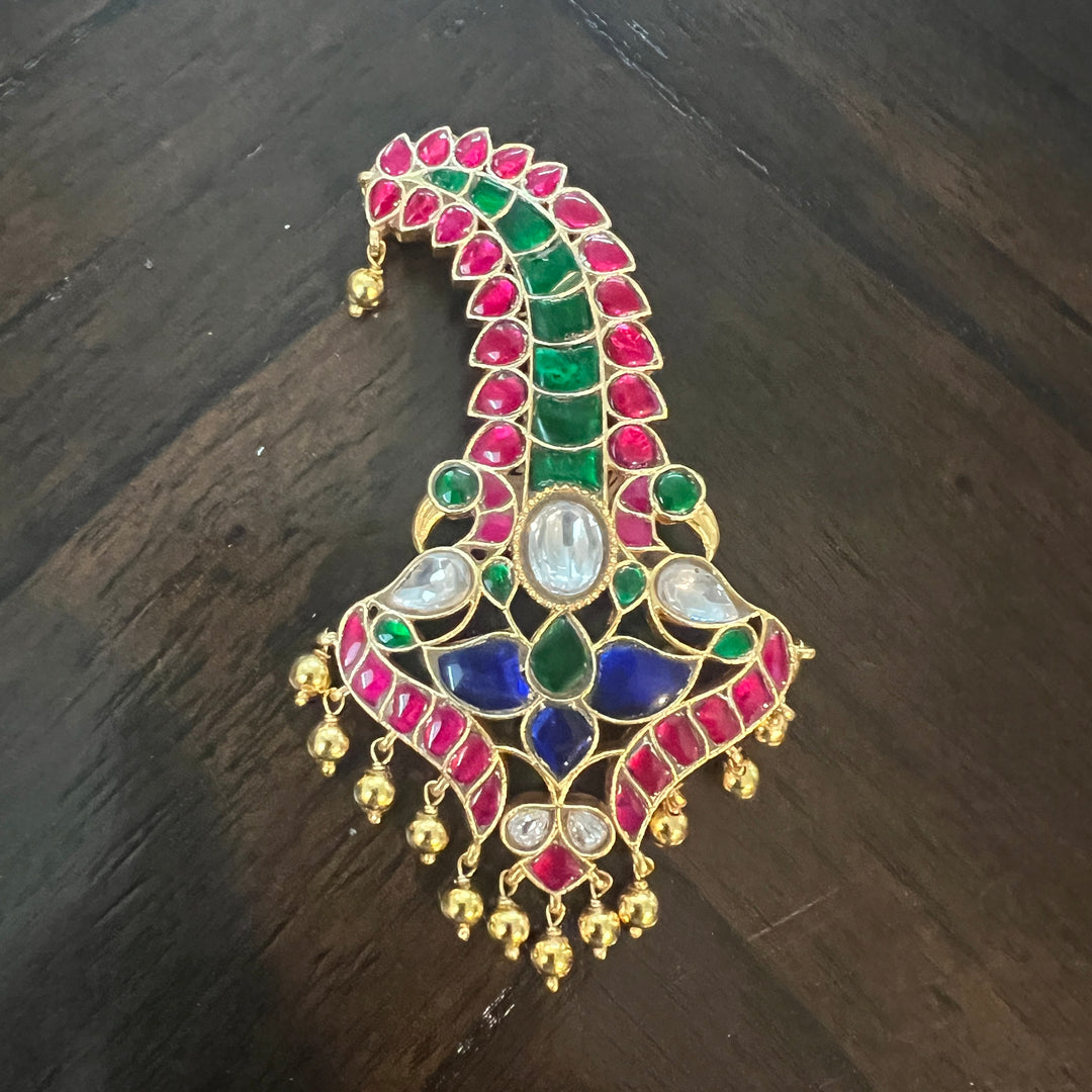 Men’s Kundan Pagidi Brooch