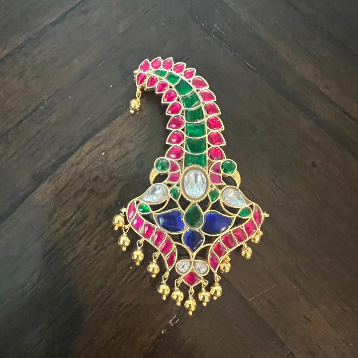 Men’s Kundan Pagidi Brooch
