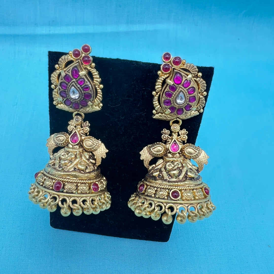 92.5 Silver Nakshi Kundan