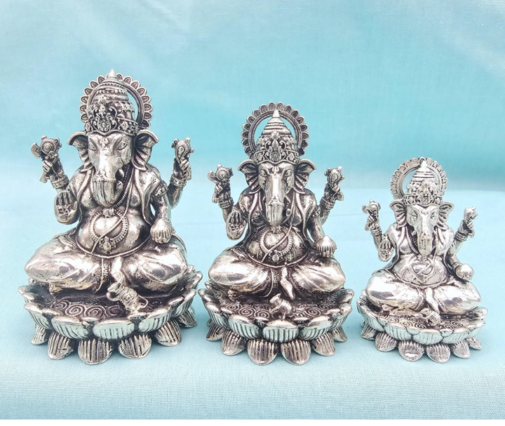 92.5 Silver Ganesh idol