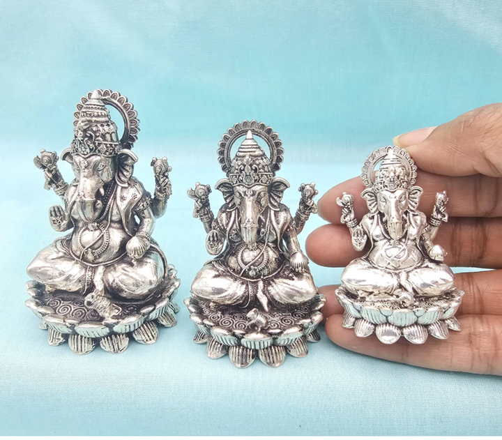 92.5 Silver Ganesh idol